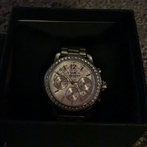 Stainless steel Coach watch